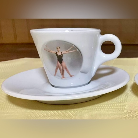 Set Of Two Lavazza The Italian Espresso Experience Cup Saucer D’Ancap Tazzine - Picture 5 of 8